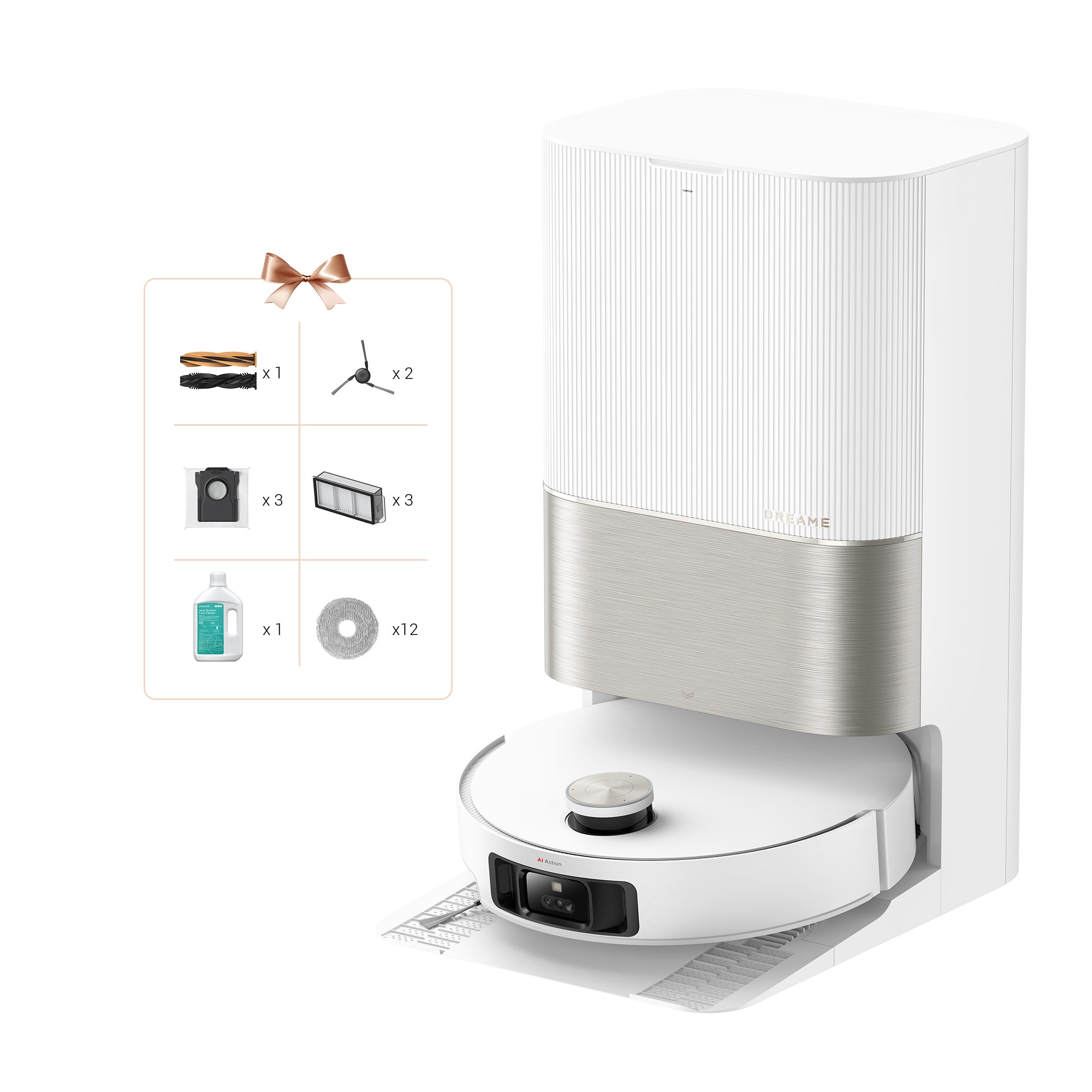 Produktbild von PeakLife 8 Wischtücher Für Dreame D10 Plus Gen 2, D10s Plus, D9 Plus & Z10 Pro – Waschbar & Wiederverwendbar